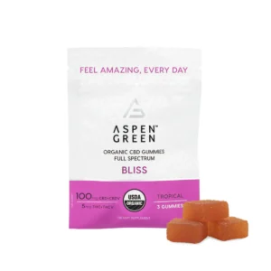 bliss organic full spectrum cbd gummies (3 gummies)