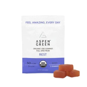 rest organic full spectrum cbd gummies (3 gummies)